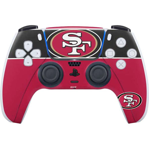 NFL San Francisco 49ers Zone Block PS5 Controller Skin