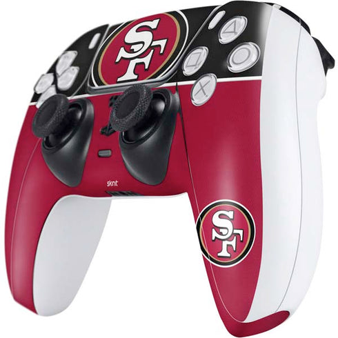 NFL San Francisco 49ers Zone Block PS5 Controller Skin