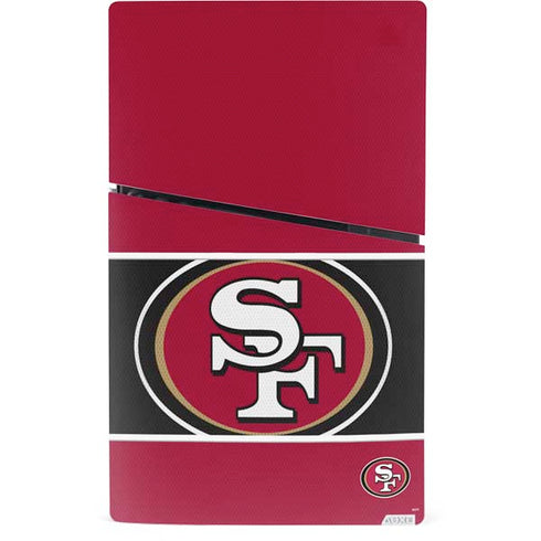 NFL San Francisco 49ers Zone Block PS5 Slim Digital Edition Console Skin