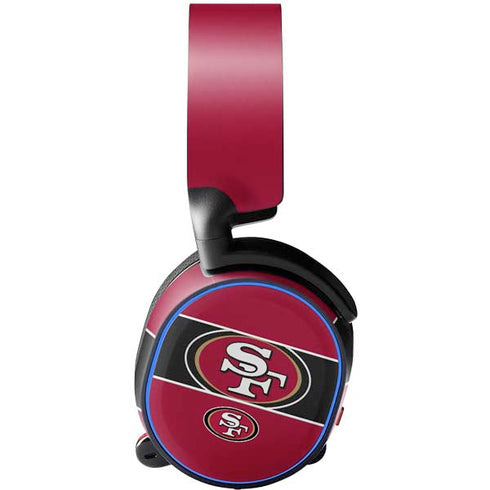 NFL San Francisco 49ers Zone Block SteelSeries Arctis 5 Skin