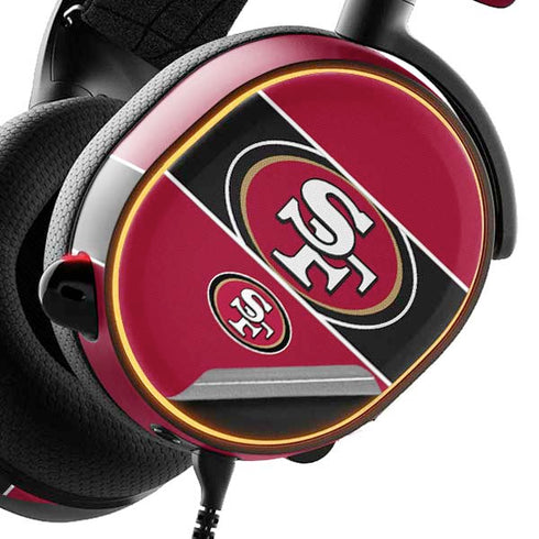 NFL San Francisco 49ers Zone Block SteelSeries Arctis 5 Skin