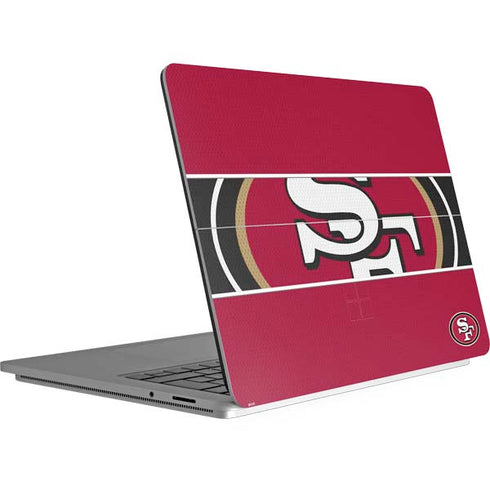 NFL San Francisco 49ers Zone Block Surface Laptop Studio Skin