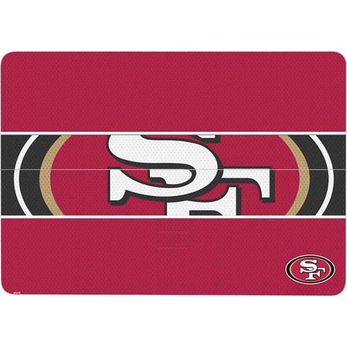 NFL San Francisco 49ers Zone Block Surface Laptop Studio Skin