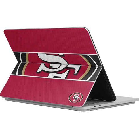 NFL San Francisco 49ers Zone Block Surface Laptop Studio Skin