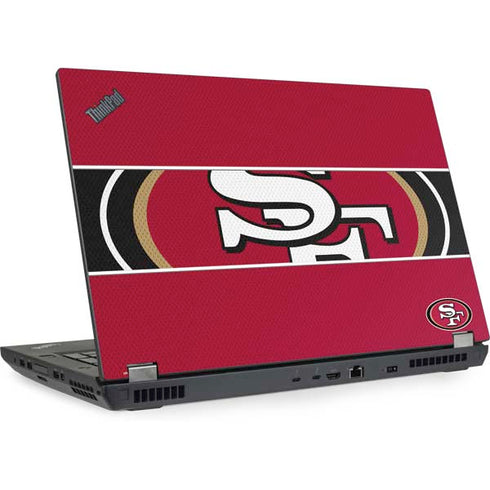 NFL San Francisco 49ers Zone Block Lenovo ThinkPad Skin