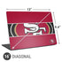 NFL San Francisco 49ers Zone Block Universal Laptop 16in (13 x 9.4in) Skin