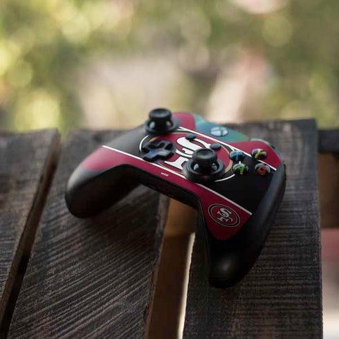 NFL San Francisco 49ers Zone Block Xbox One Controller Skin