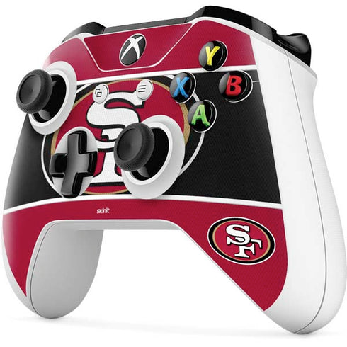 NFL San Francisco 49ers Zone Block Xbox One S Controller Skin