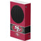NFL San Francisco 49ers Zone Block Xbox Series S Console Skin