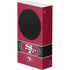 NFL San Francisco 49ers Zone Block Xbox Series S Console Skin