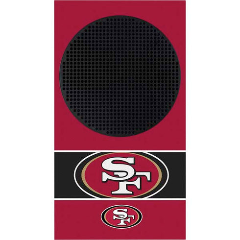 NFL San Francisco 49ers Zone Block Xbox Series S Console Skin