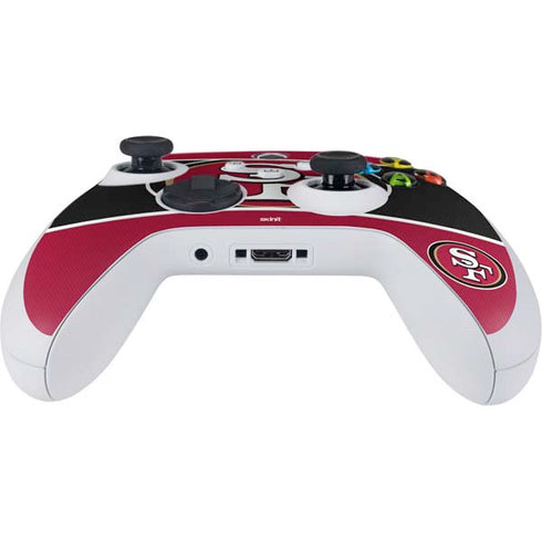 NFL San Francisco 49ers Zone Block Xbox Series S Controller Skin