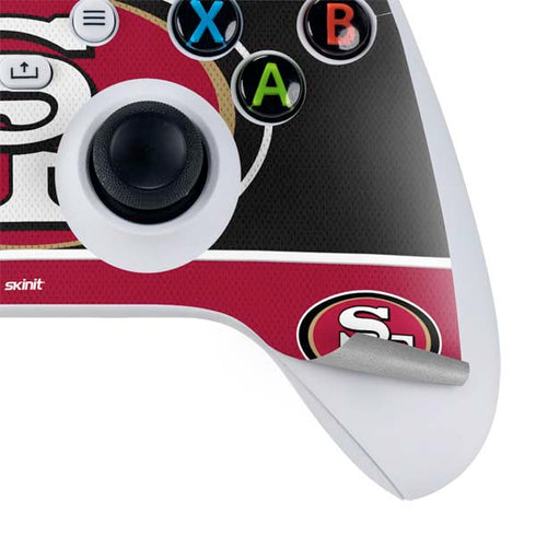 NFL San Francisco 49ers Zone Block Xbox Series S Controller Skin