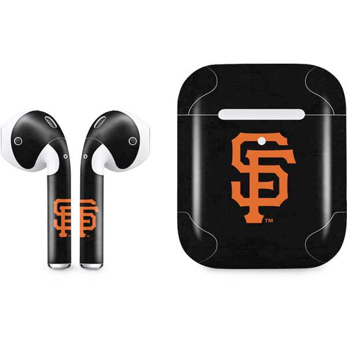 MLB San Francisco Giants - Solid Distressed Apple AirPods 2 Skin