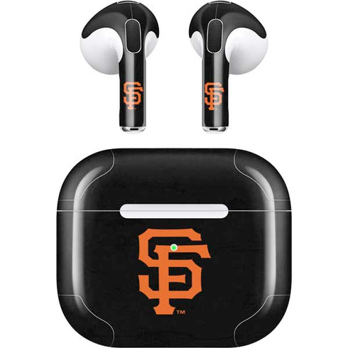 MLB San Francisco Giants - Solid Distressed Apple AirPods (3rd Gen 2021) Skin