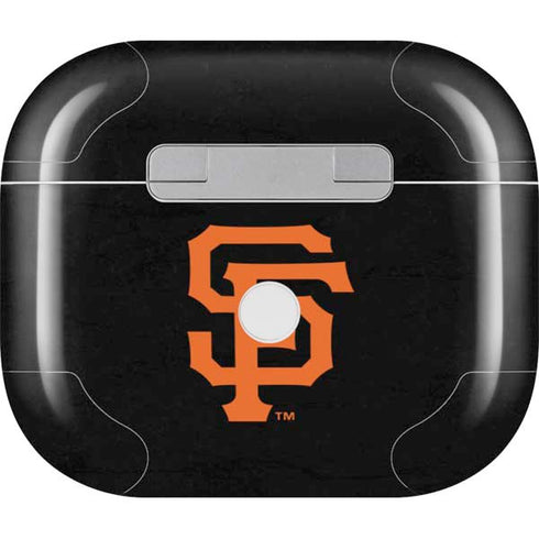 MLB San Francisco Giants - Solid Distressed Apple AirPods (3rd Gen 2021) Skin