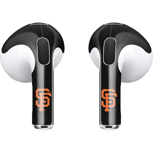 MLB San Francisco Giants - Solid Distressed Apple AirPods (3rd Gen 2021) Skin