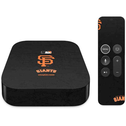 MLB San Francisco Giants - Solid Distressed Apple TV Skin