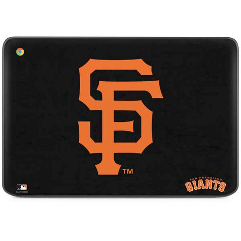 MLB San Francisco Giants - Solid Distressed HP Chromebook Skin