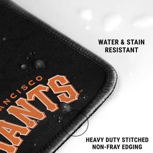 MLB San Francisco Giants - Solid Distressed Gaming Mouse Pad