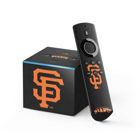 MLB San Francisco Giants - Solid Distressed Fire TV Cube Skin