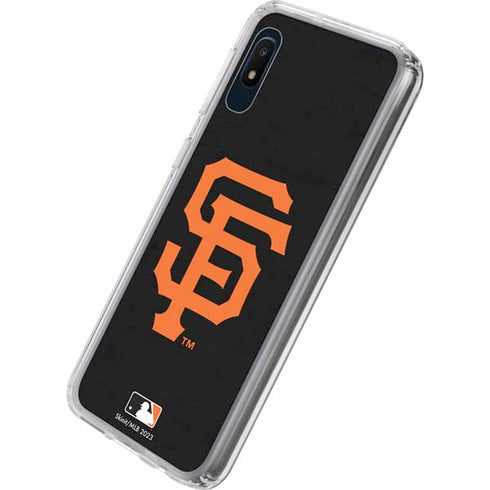 MLB San Francisco Giants - Solid Distressed Galaxy A10e Clear Case
