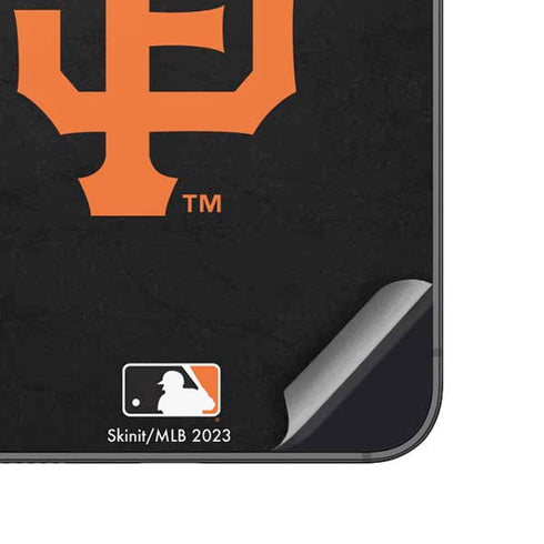 MLB San Francisco Giants - Solid Distressed Galaxy A14 5G Skin