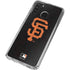 MLB San Francisco Giants - Solid Distressed Galaxy A21 Clear Case