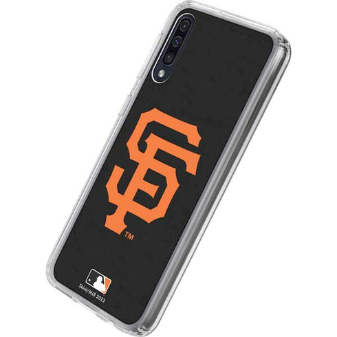 MLB San Francisco Giants - Solid Distressed Galaxy A50 Clear Case