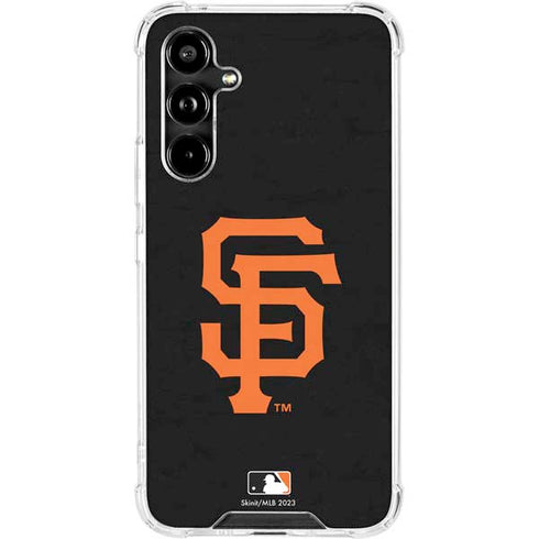 MLB San Francisco Giants - Solid Distressed Galaxy A54 5G Clear Case
