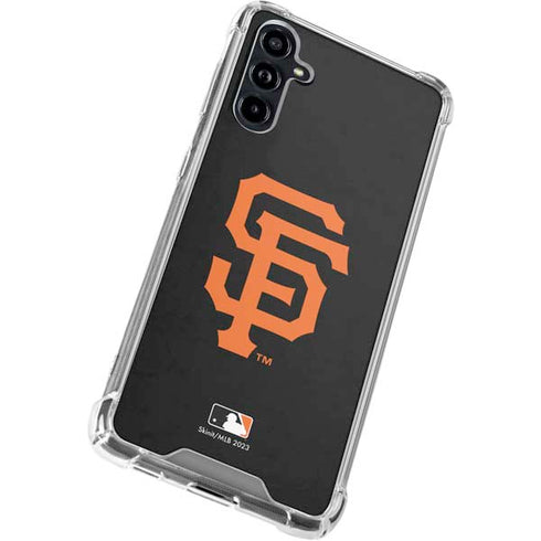 MLB San Francisco Giants - Solid Distressed Galaxy A54 5G Clear Case