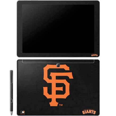 MLB San Francisco Giants - Solid Distressed Galaxy Book 12in Skin