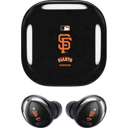 MLB San Francisco Giants - Solid Distressed Galaxy Buds Pro Skin