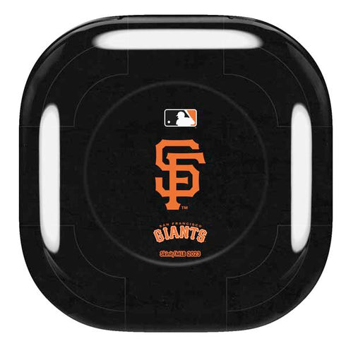 MLB San Francisco Giants - Solid Distressed Galaxy Buds Pro Skin