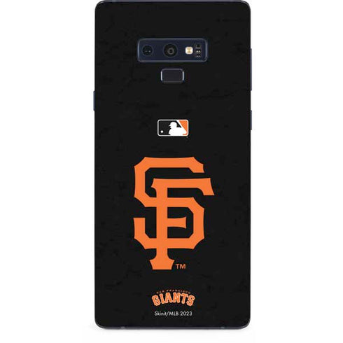 MLB San Francisco Giants - Solid Distressed Galaxy Note 9 Skin