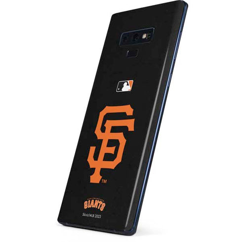 MLB San Francisco Giants - Solid Distressed Galaxy Note 9 Skin