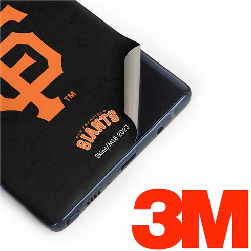MLB San Francisco Giants - Solid Distressed Galaxy Note 9 Skin