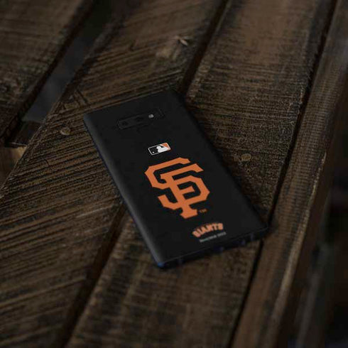 MLB San Francisco Giants - Solid Distressed Galaxy Note 9 Skin