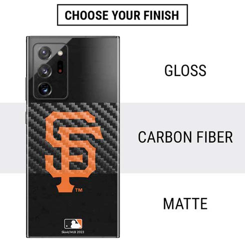 MLB San Francisco Giants - Solid Distressed Galaxy Note20 Ultra 5G Skin