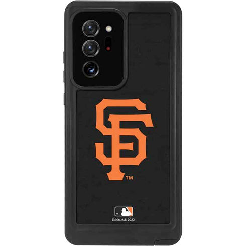 MLB San Francisco Giants - Solid Distressed Galaxy Note20 Ultra 5G Waterproof Case