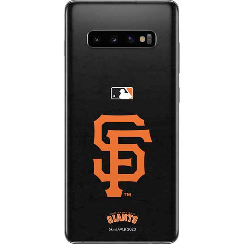 MLB San Francisco Giants - Solid Distressed Galaxy S10 Plus Skin