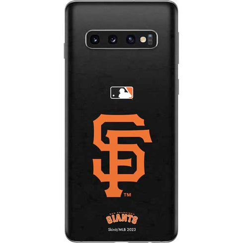 MLB San Francisco Giants - Solid Distressed Galaxy S10 Skin