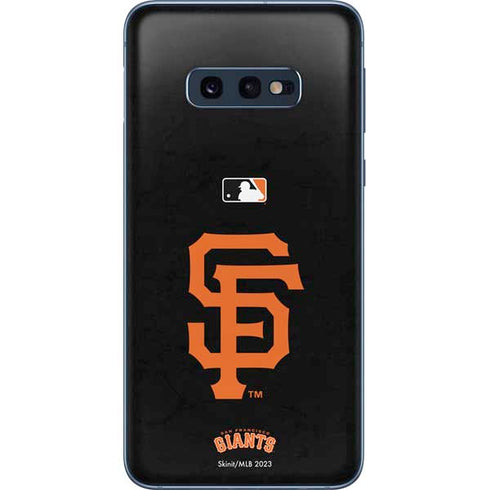 MLB San Francisco Giants - Solid Distressed Galaxy S10e Skin