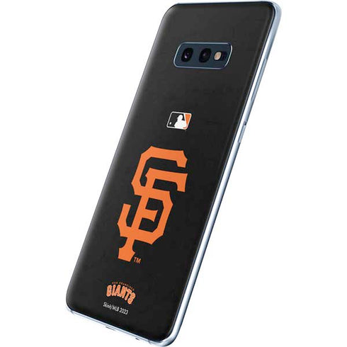 MLB San Francisco Giants - Solid Distressed Galaxy S10e Skin