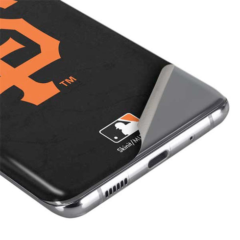 MLB San Francisco Giants - Solid Distressed Galaxy S20 Skin