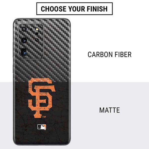 MLB San Francisco Giants - Solid Distressed Galaxy S20 Ultra 5G Skin