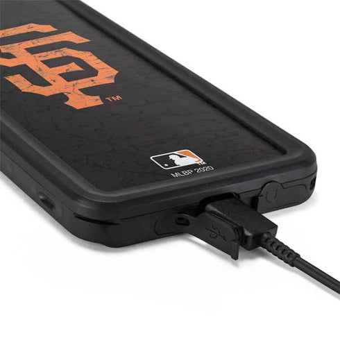 MLB San Francisco Giants - Solid Distressed Galaxy S20 Waterproof Case