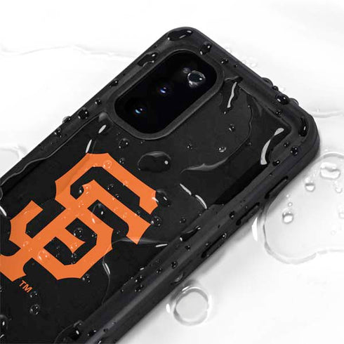 MLB San Francisco Giants - Solid Distressed Galaxy S20 Waterproof Case