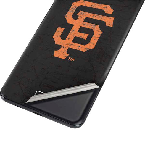 MLB San Francisco Giants - Solid Distressed Galaxy S21 5G Skin