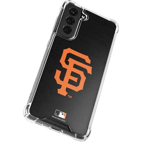 MLB San Francisco Giants - Solid Distressed Galaxy S21 FE Clear Case